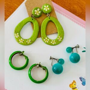 Vintage 1960’s, Mod earring Bundle